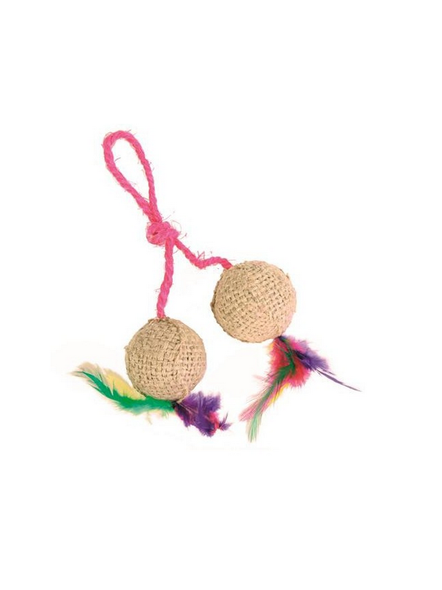 TRIXIE Piłki dla kota z kocimiętką (2szt) 4,5cm