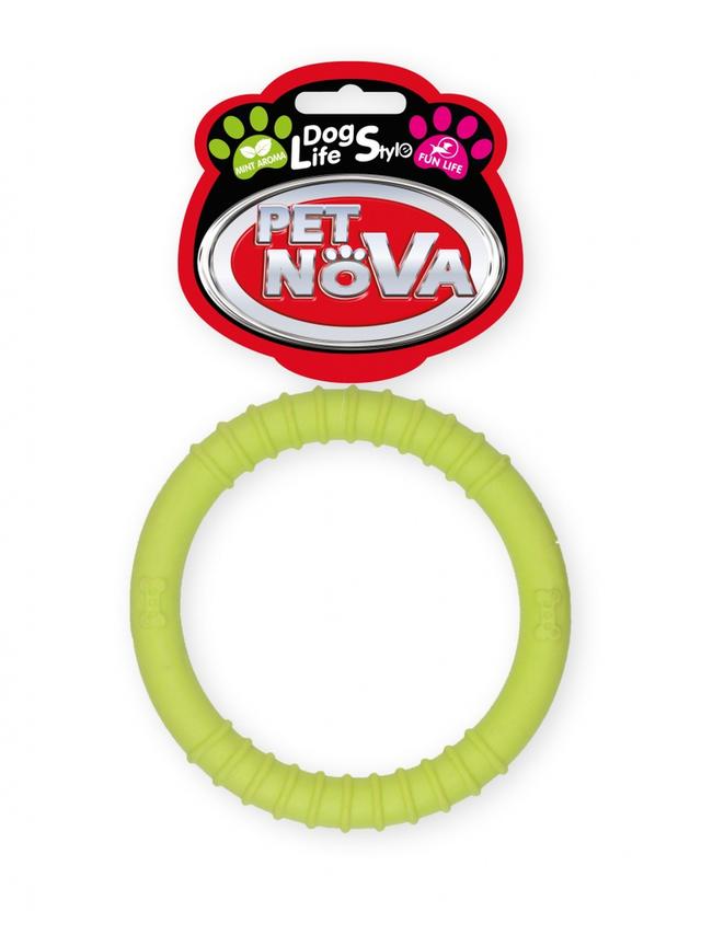 Pet Nova DOG LIFE STYLE Ringo 9,5cm żółte, aromat mięta
