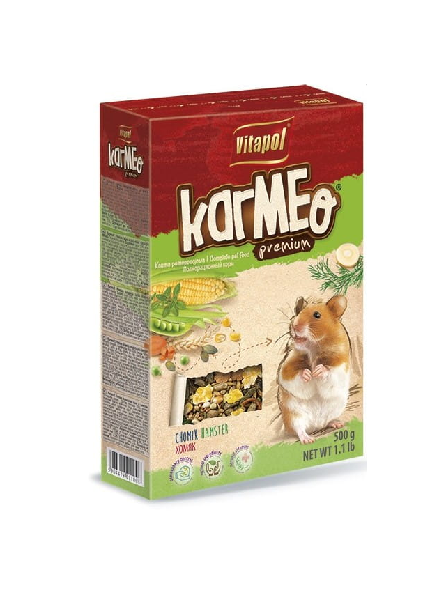 KARMEO PREMIUM pokarm pełnowartościowy dla chomika 500g