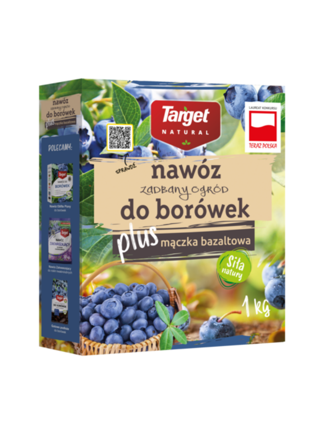 NAWÓZ ZADBANY OGRÓD DO BORÓWEK Z MĄCZKĄ BAZALTOWĄ 1 KG