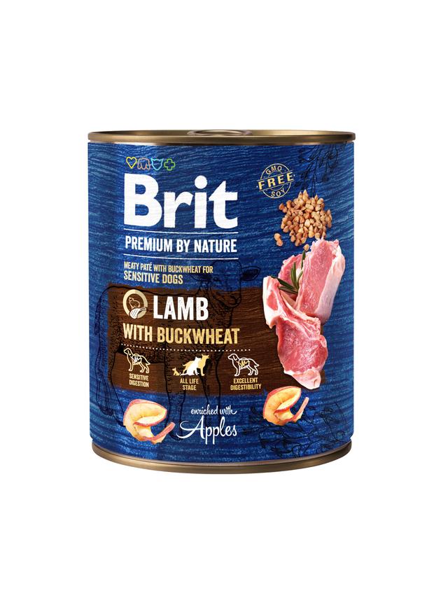 BRIT Premium by Nature Lamb With BUCKWHEAT 800g