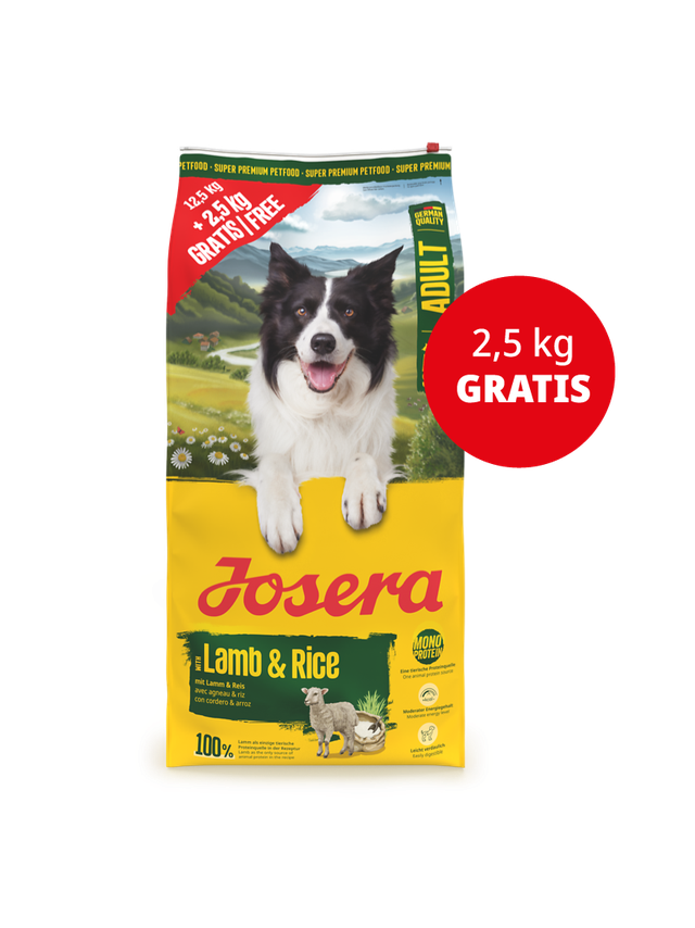 JOSERA Adult Lamb & Rice 12,5+2,5kg