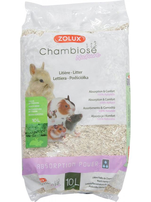 ZOLUX Naturalna podściółka  z konopii Chambiose dla gryzoni 10l