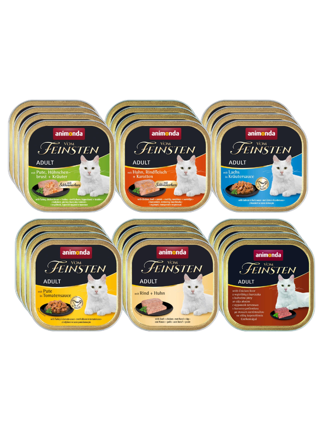 ANIMONDA Cat Vom Feinsten adult Adult Mix Smaków 24x100g
