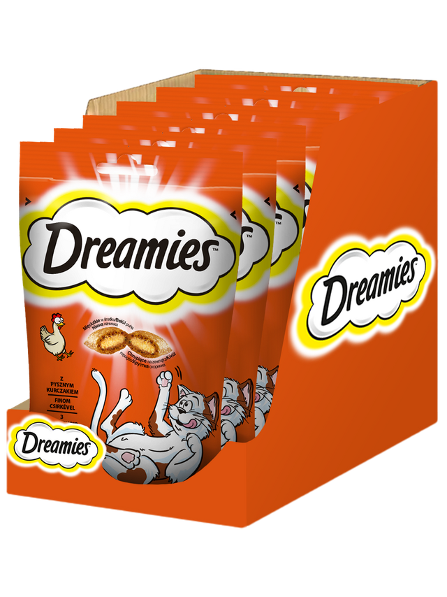 DREAMIES 6x60g - przysmak dla kota z pysznym kurczakiem