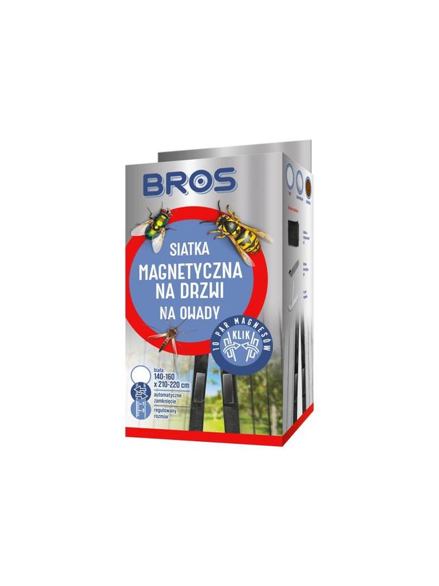 BROS - SSiatka magnetyczna na drzwi KLIK! 160x220 (biała)
