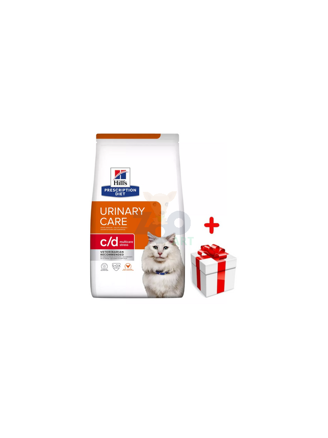 HILL'S PD Prescription Diet Feline c/d Kurczak Urinary Stress 1,5kg + niespodzianka dla kota GRATIS!
