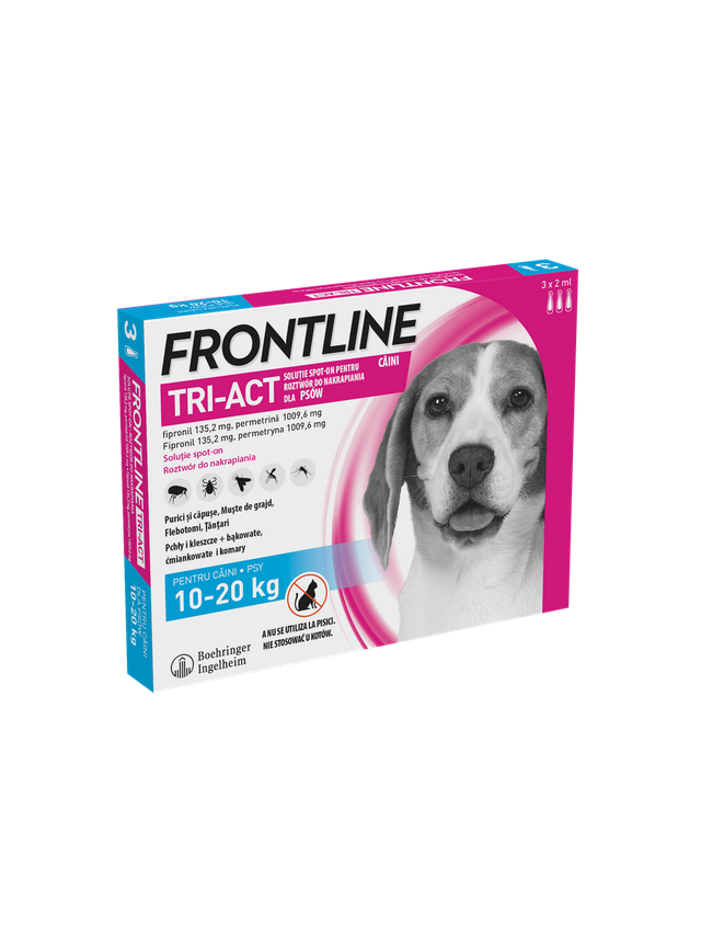 FRONTLINE Tri-Act M 10-20kg (pipeta 3 x 2ml)