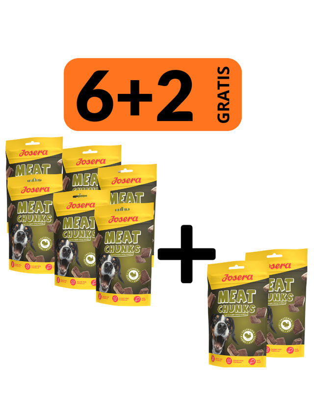 Josera Meat Chunks Turkey 8x70g