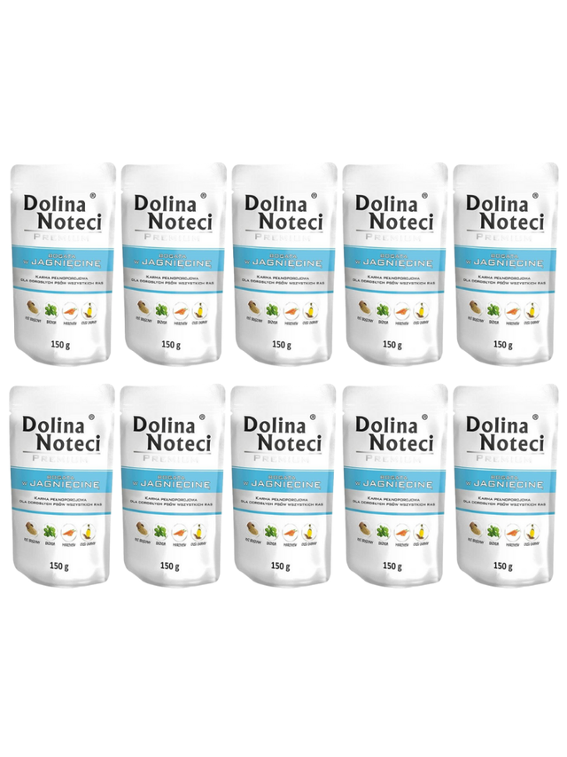 Dolina Noteci PREMIUM bogata w jagnięcinę 10x150g