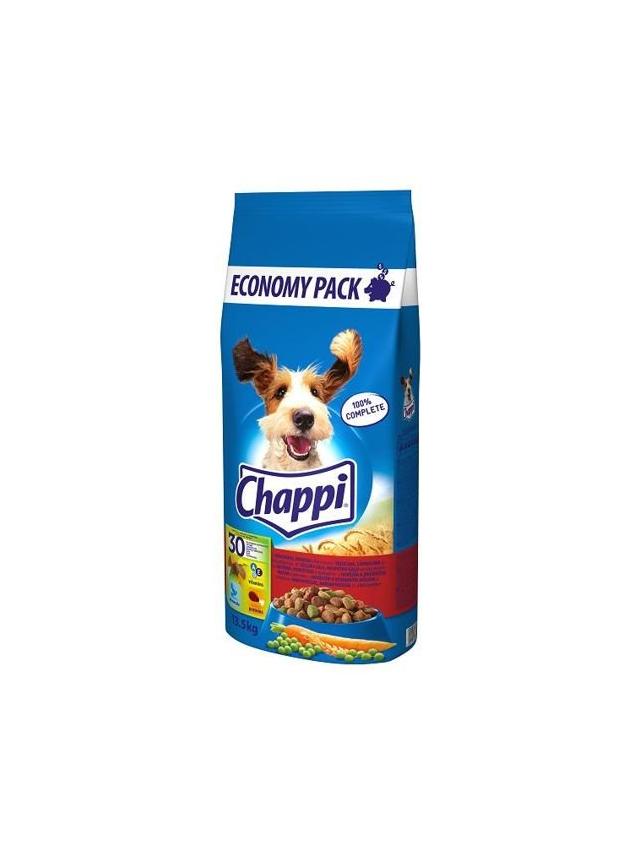 CHAPPI 13,5kg - sucha karma dla psów z wołowiną, drobiem i warzywami
