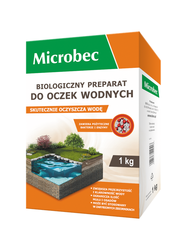 BROS MICROBEC biologiczny preparat do oczek wodnych 1 kg