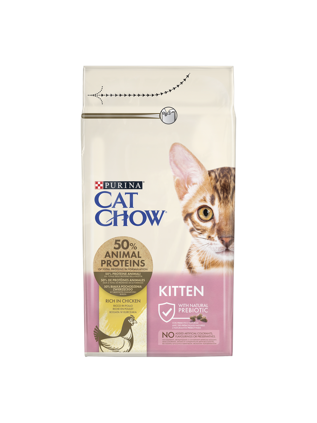 PURINA Cat Chow Kitten Karma bogata w kurczaka 1,5kg