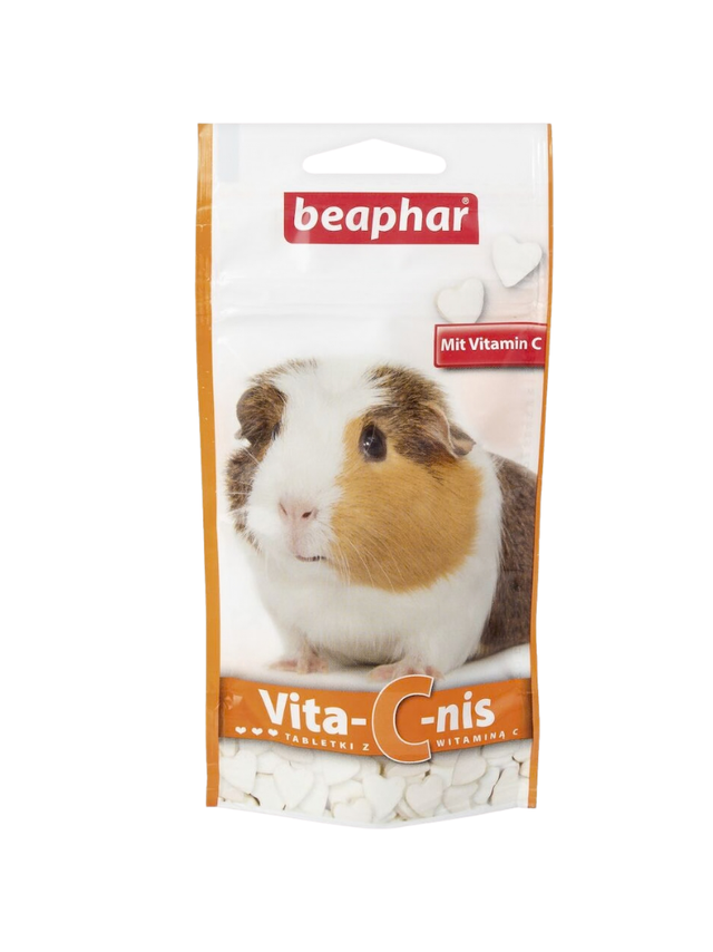 Beaphar VITA-C-NIS 50G - tabletki z witaminą C dla świnek morskich