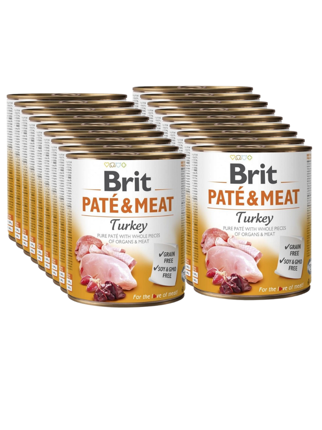 BRIT PATE & MEAT TURKEY 18x800g
