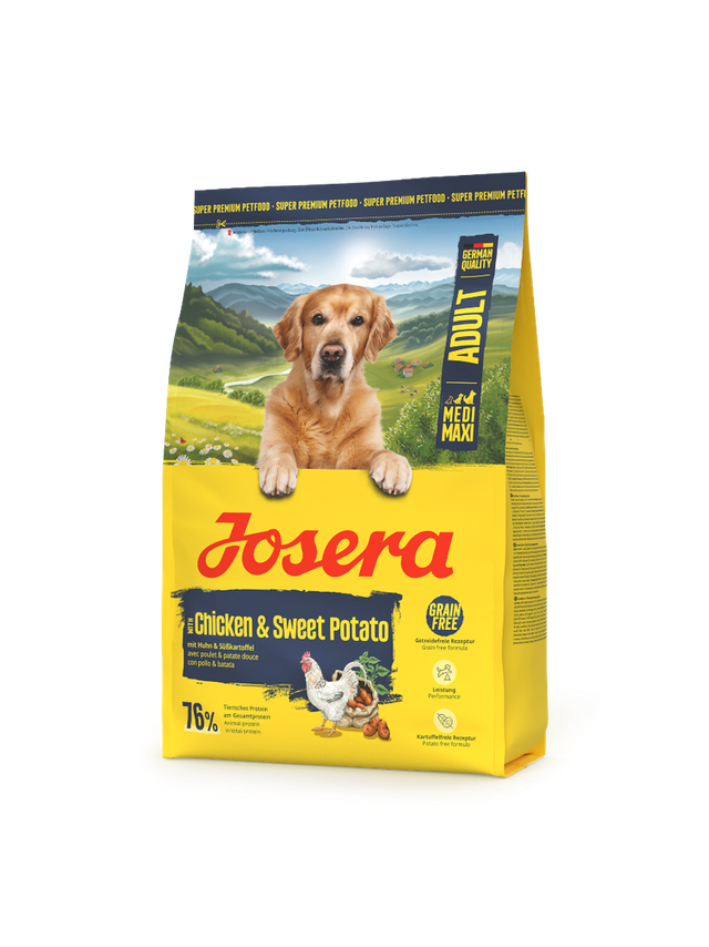 JOSERA Medi/Maxi Chicken & Sweet Potato 3kg/ Opakowanie uszkodzone (8448) !!!!!
