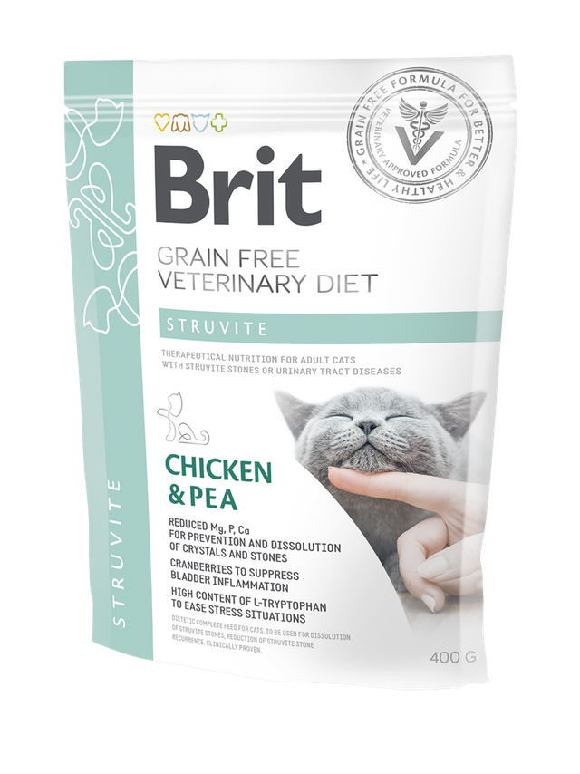 Brit gf veterinary diets cat Struvite 400g