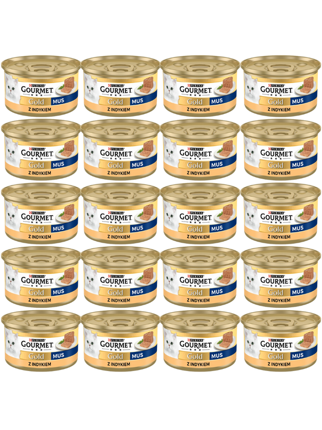 Purina Gourmet Gold mus z indykiem 72x85g