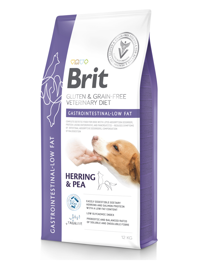 BRIT GF Veterinary Diets dog Gastrointestinal-Low Fat 12kg Opakowanie uszkodzone (8959,8855,9200,9415,9463,9445) !!!!