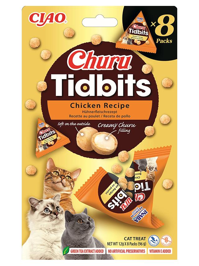 INABA Cat Churu Tidbits - kurczak 8x12g