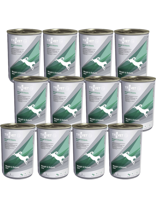 TROVET WRD Weight & Diabetic (dla psa)  12 x 400g - puszka