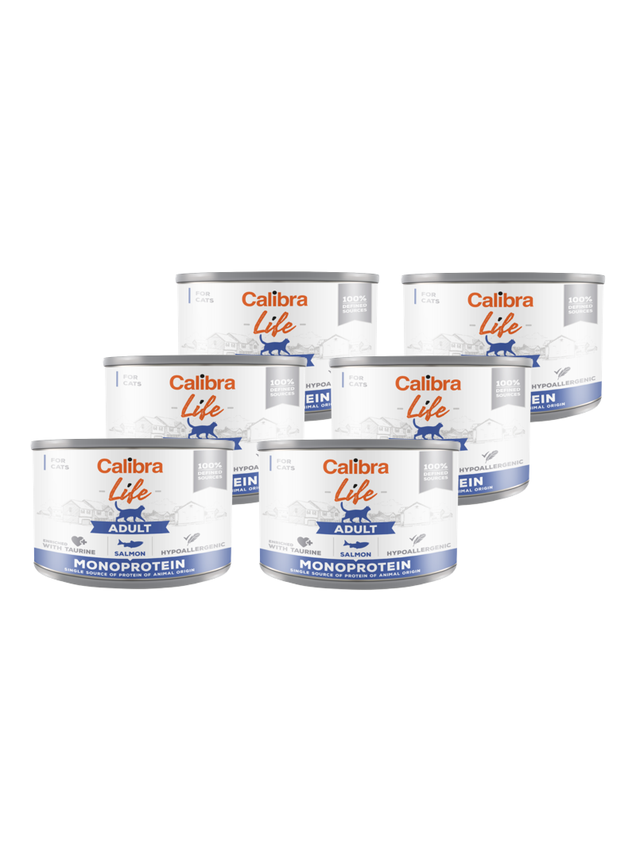 CALIBRA Cat Adult Life Salmon 6x200g