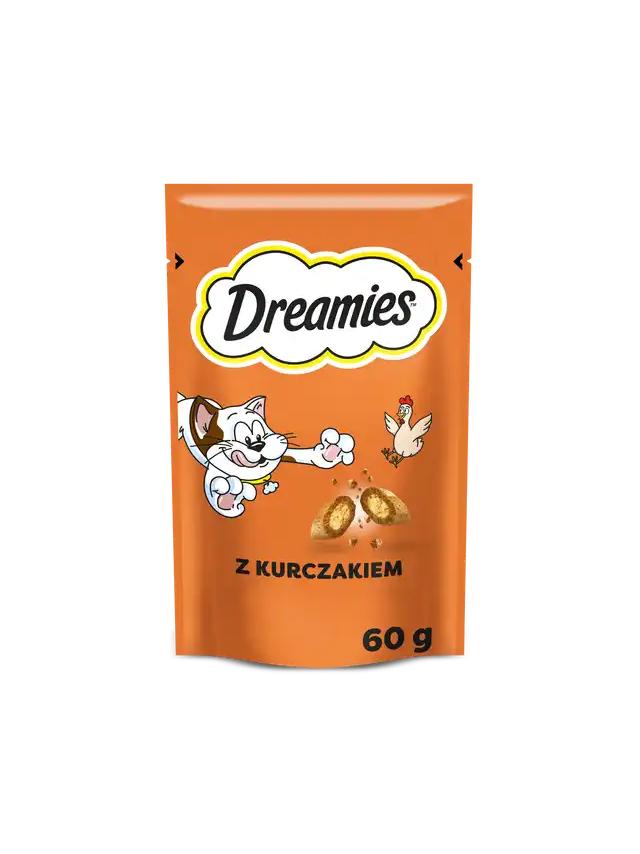 DREAMIES 60g - przysmak dla kota z pysznym kurczakiem