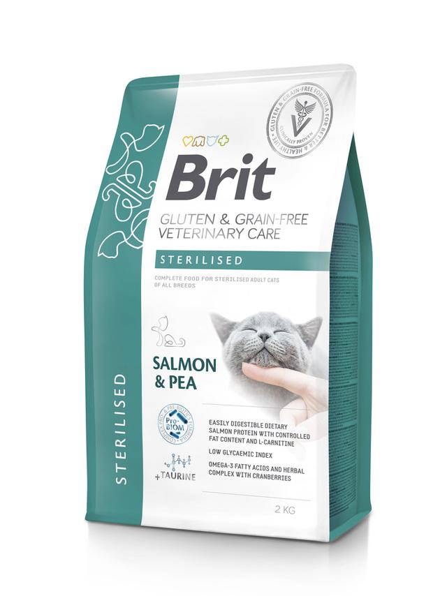 BRIT GF Veterinary Diets Cat Sterilised 1,9kg/ Opakowanie uszkodzone (2530,6197)
