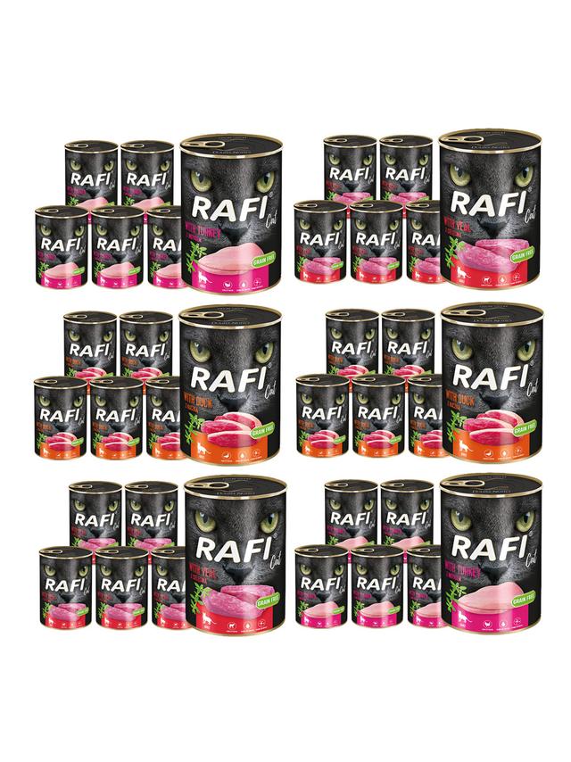 RAFI Cat Adult mix smaków 36x400g