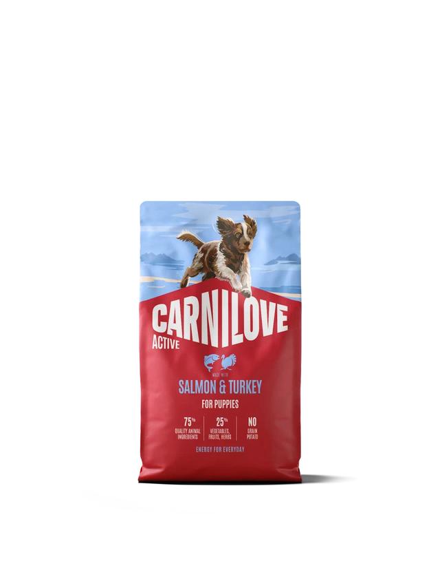CARNILOVE Active Dog Salmon & Turkey for Puppies 12kg