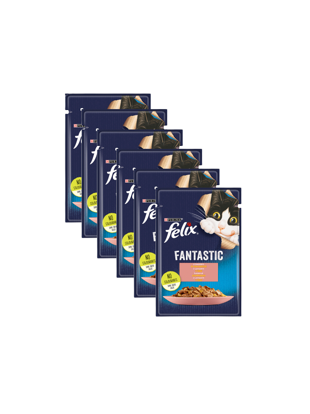 FELIX Łosoś w galaretce - saszetka 26x85g