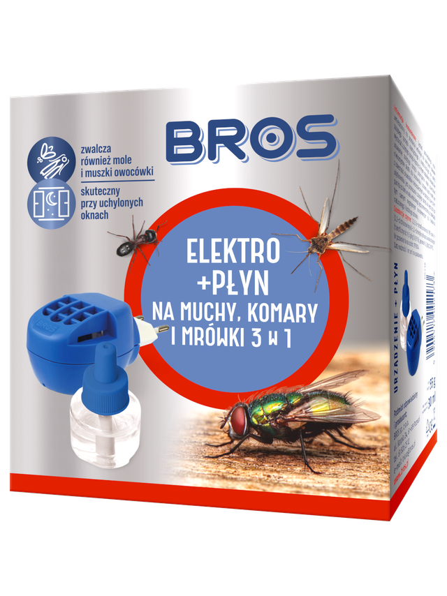 BROS - Elektro + płyn na muchy, komary i mrówki