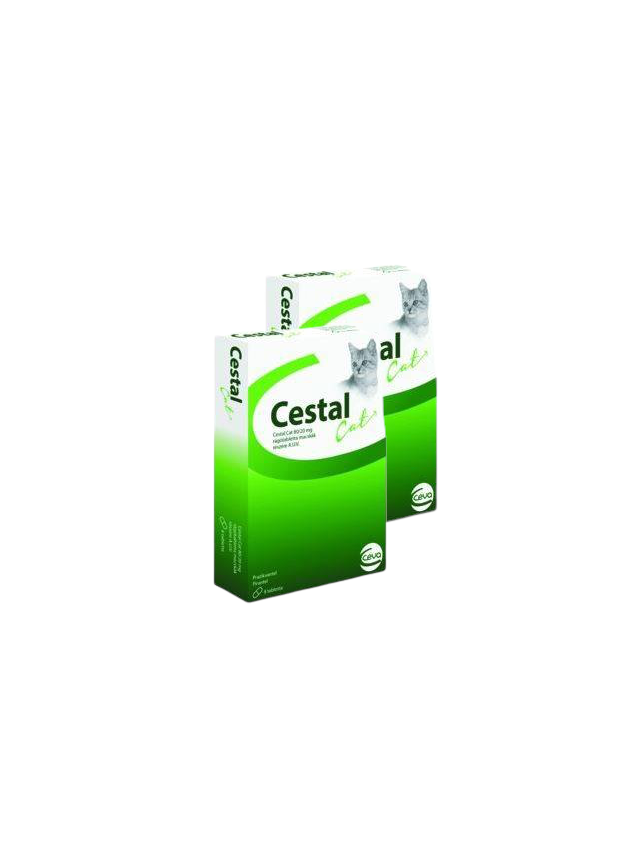 Cestal Cat tabletki na odrobaczanie kotów 4 tabletki