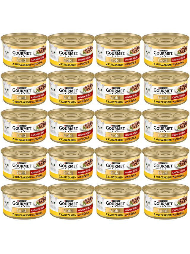 Purina Gourmet Gold kurczak/ wątróbka w sosie 72x85g
