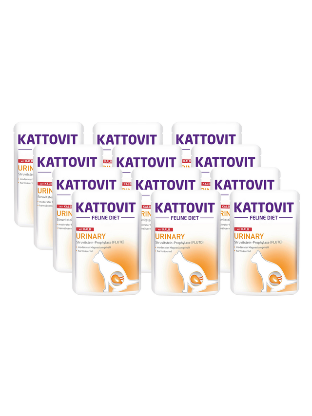 Kattovit Urinary cielęcina 12x85g saszetka