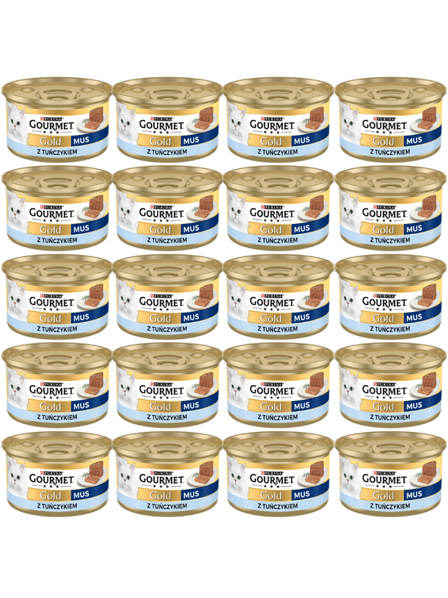 Purina Gourmet Gold mus z tuńczykiem 72x85g