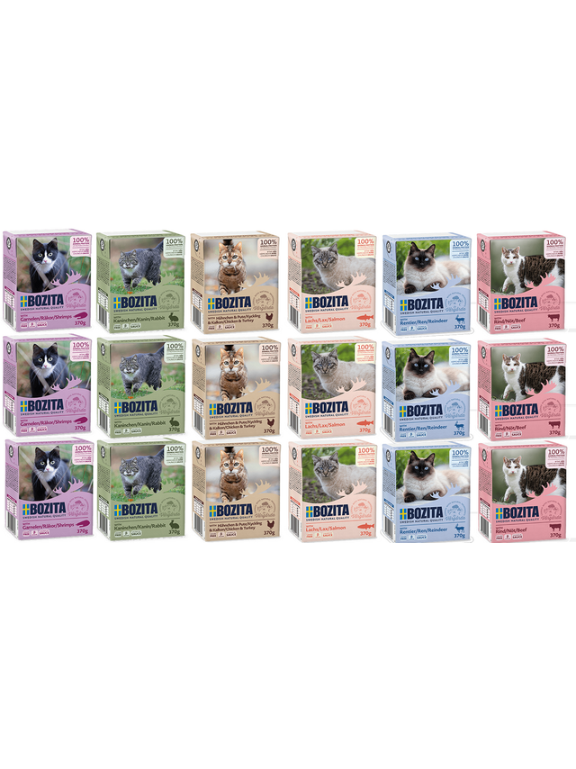 BOZITA Cat Pakiet MIX W Sosie 18 x 370g