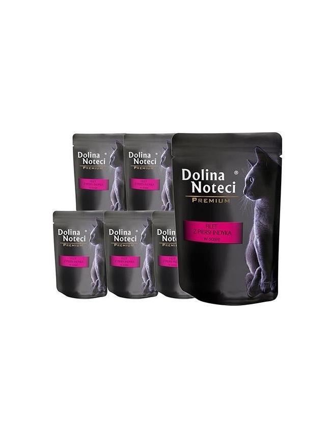 Dolina Noteci Premium filet z piersi indyka dla kotów 10x85g