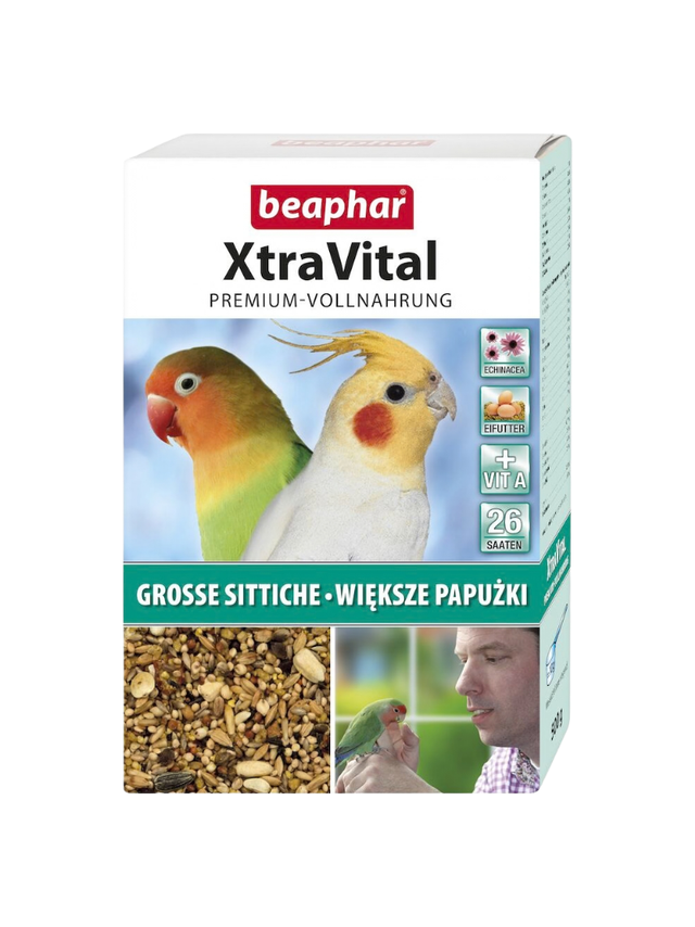 Beaphar  XTR GROSSSITTICHE 500G - karma dla większych papużek