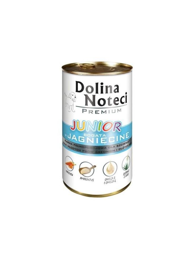 Dolina Noteci PREMIUM Junior bogata w jagnięcinę 400g