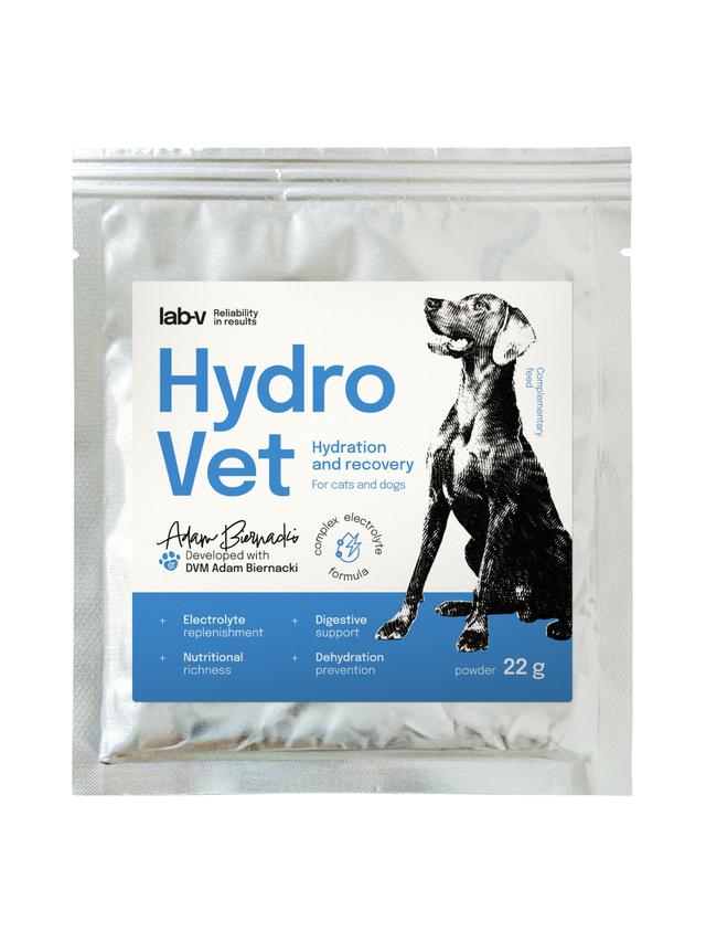 Lab-v Hydro-Vet Dog - mieszanka paszowa dietetyczna wspomagająca regenerację organizmu po przebytych operacjach dla psów 22 g