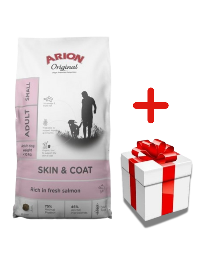 ARION Original Skin & Coat Adult Salmon and Rice Small Breed 2kg + NIESPODZIANKA DLA PSA GRATIS!!