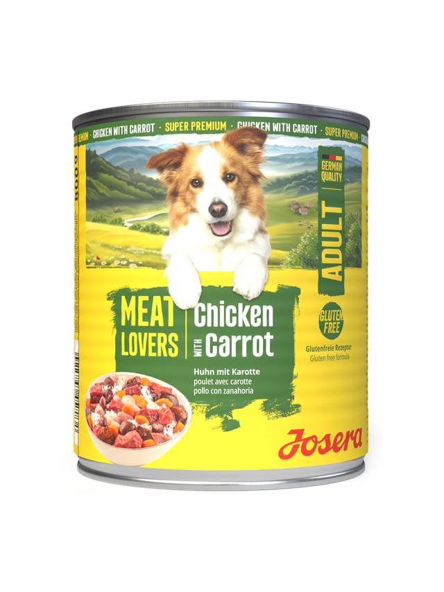 JOSERA Meatlovers Menu Kurczak z marchewką 800g
