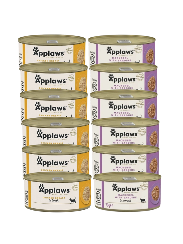 Applaws Cat Mix Smaków 12x70g PUSZKA
