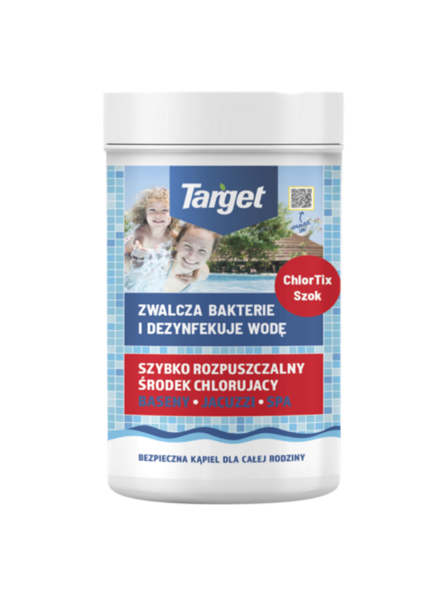 CHLORTIX SZOK - ZWALCZA BAKTERIE I DEZYNFEKUJE WODĘ BASENOWĄ 1 KG
