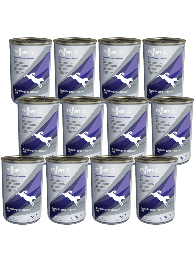 TROVET VPD Hypoallergenic - Venison (dla psa)  12 x 400g - puszka