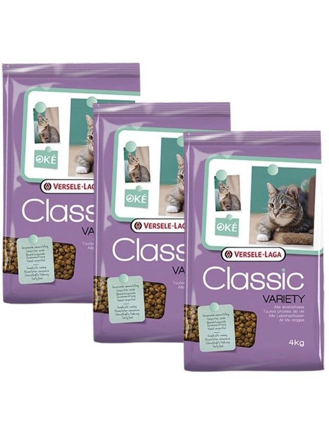 VERSELE-LAGA Classic Cat Variety 3x4kg