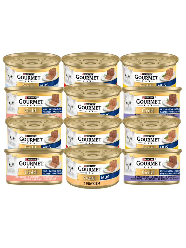 Purina Gourmet Gold mus Mix Smaków 72x85g