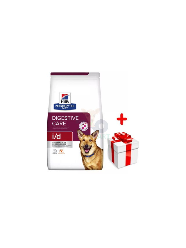 HILL'S PD Prescription Diet Canine i/d 4kg + niespodzianka dla psa GRATIS!
