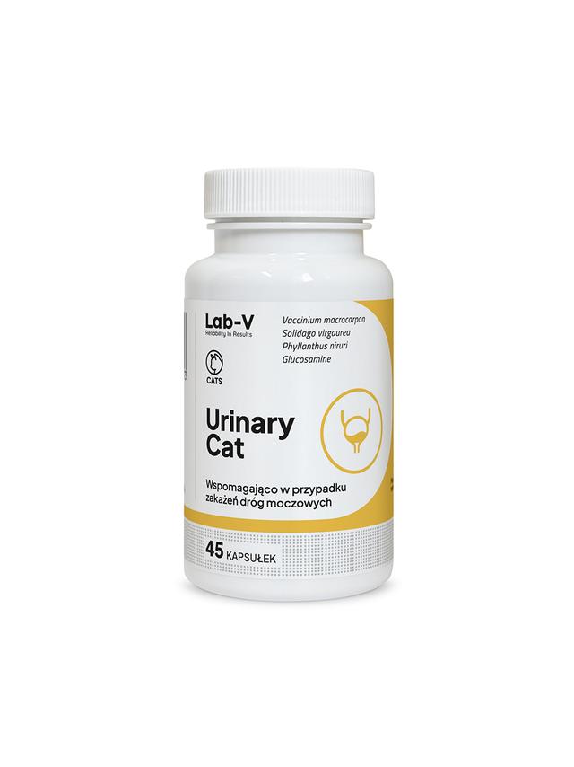 Lab-v Urinary Cat – Wsparcie układu moczowego dla kotów 45 kapsułek
